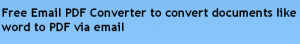 Convert Documents to PDF via Email