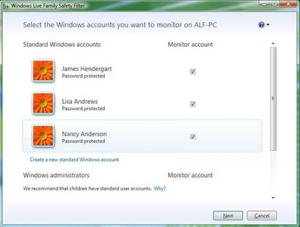 Windows Live Family Safety