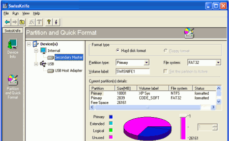 SwissKnife Partition Manager