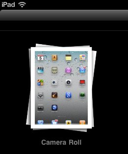 ipad screenshot camera roll