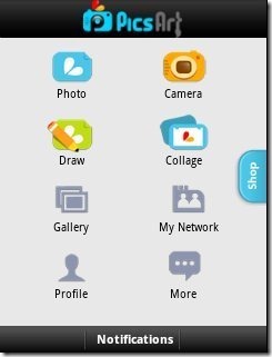 PicsArt Home Page