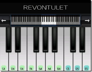 Perfect Piano interface