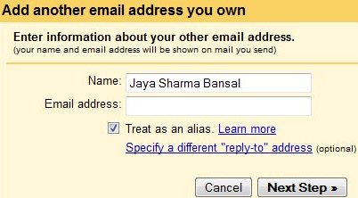 gmail account add