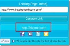 Create Single Link hiperurl2