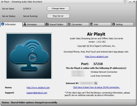 Air Playit Windows