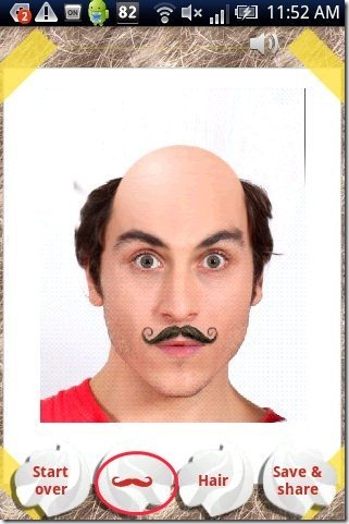 Make Me Bald App Mustaches