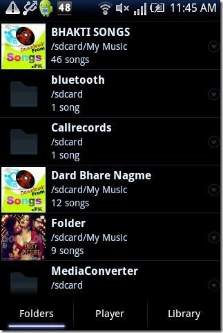 Poweramp Music Player music import