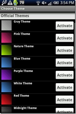 UberSocial App color option