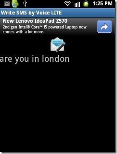 Write SMS By Voice App Message