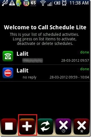 Call Schedule App