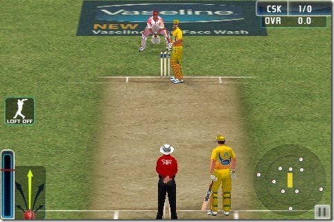 IPL Cricket Game interface