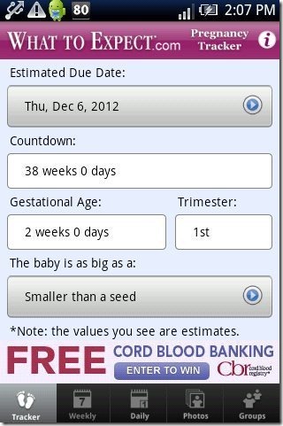 Pregnancy Tracker App