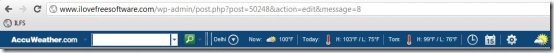 AccuWeather Community Toolbar