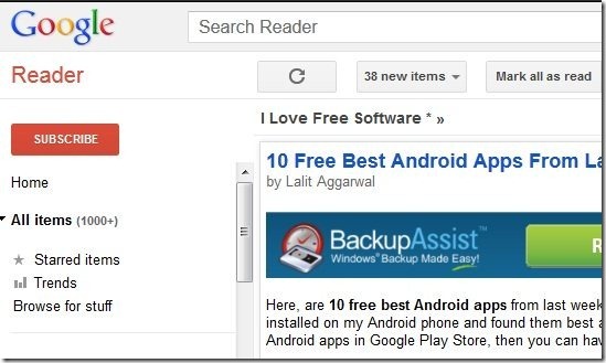 Google Reader