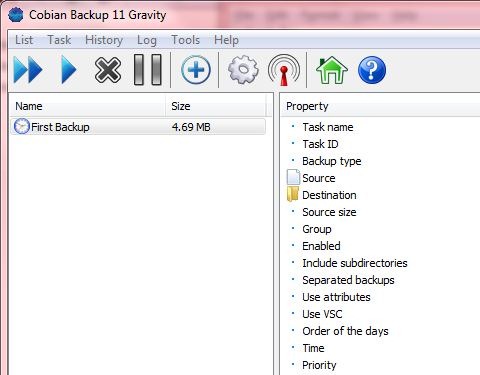 create backup