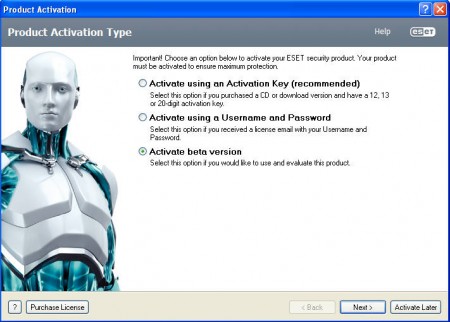 ESET beta