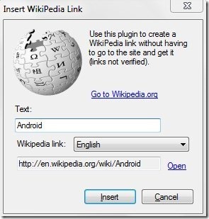 Insert Wikipedia Link