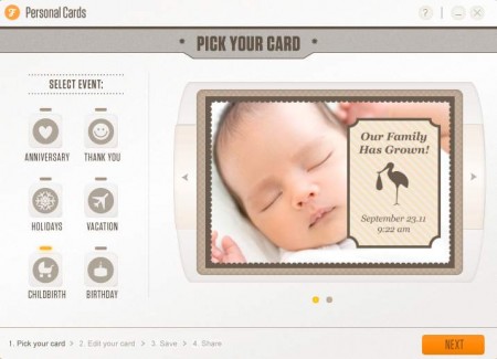 Personal Cards childbirth