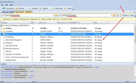 WinDataReflector sync