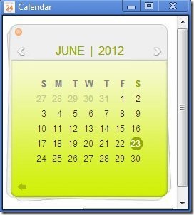 Calendar App