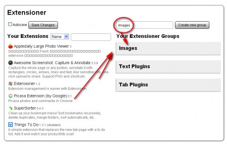 Extensioner adding extensions