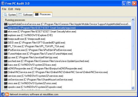 Free PC Audit processes