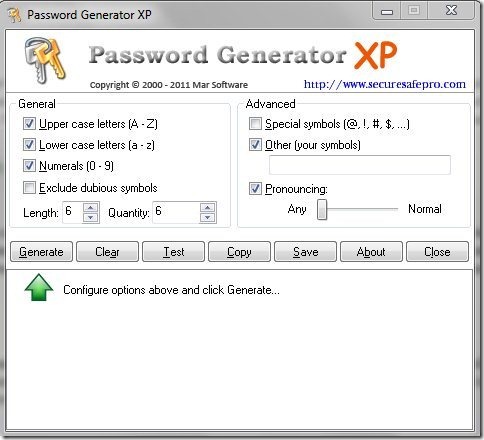 Password Generator XP