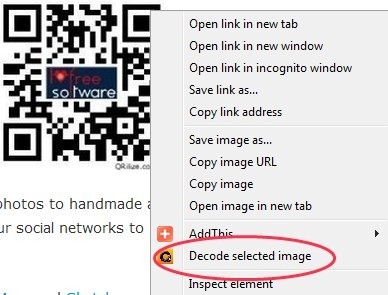 QuickMark QR Code Extension