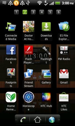 Regina 3D Launcher App Pages