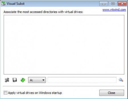 Visual Subst default window