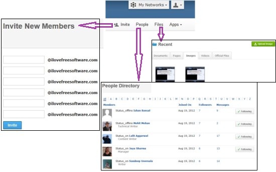 yammer navigation