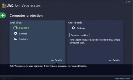 AVG Antivirus computer tile