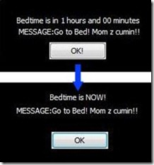 Bedtime alarm