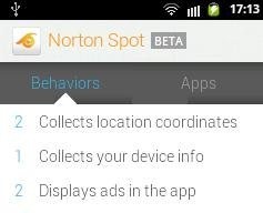 Norton Spot Ad Detector Behavior