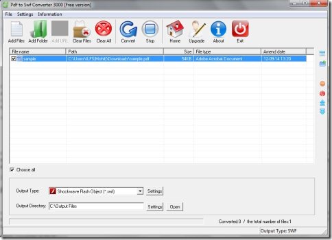 PDF to flash converter