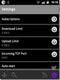 BitTorrent Settings