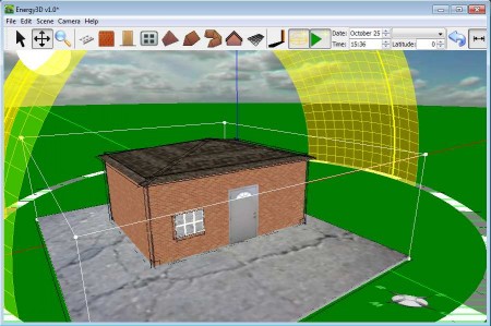 Energy3D finished building 3D