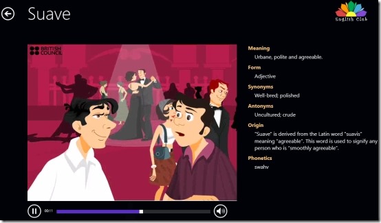 Windows 8 English Learning App01