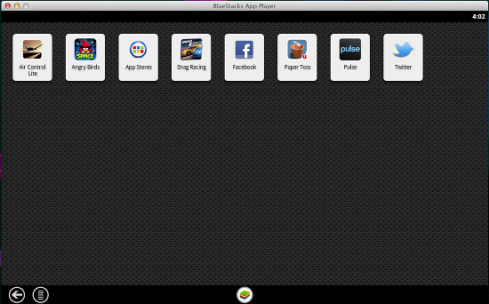 bluestacks for mac interface