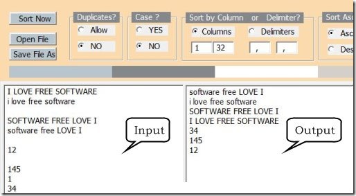 hbsort sort