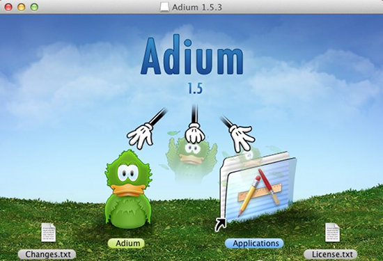 how to install adium