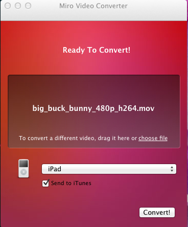 miro free video converter for mac