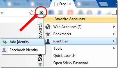 sticky password caption