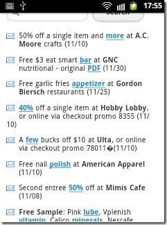 The Coupons App Android