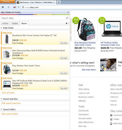 eBay Anywhere- eBay add-on