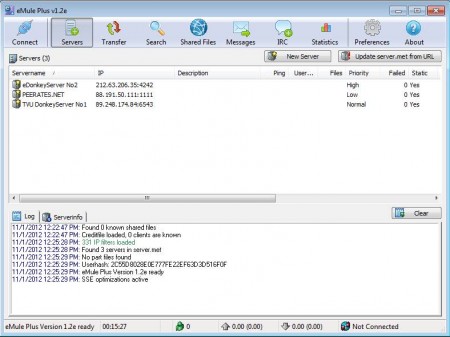 eMule Plus P2P file sharing client