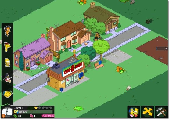 simpsons game field