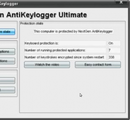 NextGen AntiKeylogger working