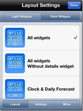 Weather  Layouts