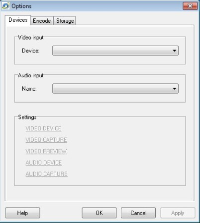 WinAVI Video Capture setup